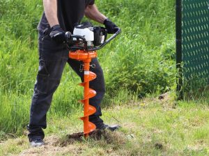 Tarière Électrique Fartools 1200W - Ø120mm, Profondeur 560mm - Pour Trou De Poteaux/Arbustes