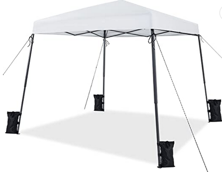 Tonnelle Pliant Stable Etanche 3x3,Tente Pliante de Fête Tonnelle Pop Up à  Une Touche,Tonnelle de Jardin à Entretoises Métal,Fête Tente de Jardin